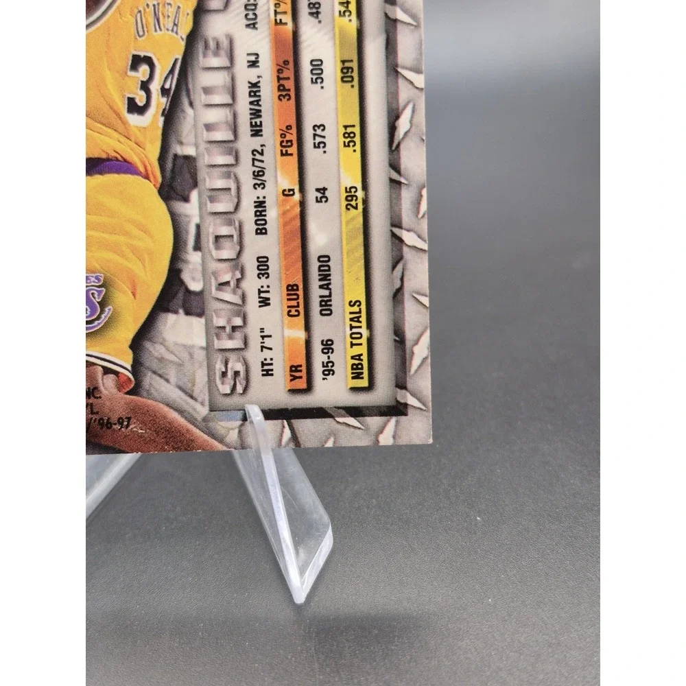 1996-1997 Fleer Metal Shaquille O'Neal #183 Holofoil Metal LA Lakers Legend MVP